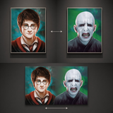 3D Lenticular Poster 12x16 - Harry Potter - Harry Potter, Lord Voldemort