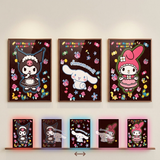 3D Lenticular Poster 12x16 - Sanrio - Kuromi, Cinnamoroll, My Melody