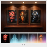 3D Lenticular Poster 12x16 - Star Wars - Darth Maul, Kylo Ren, Darth Vader