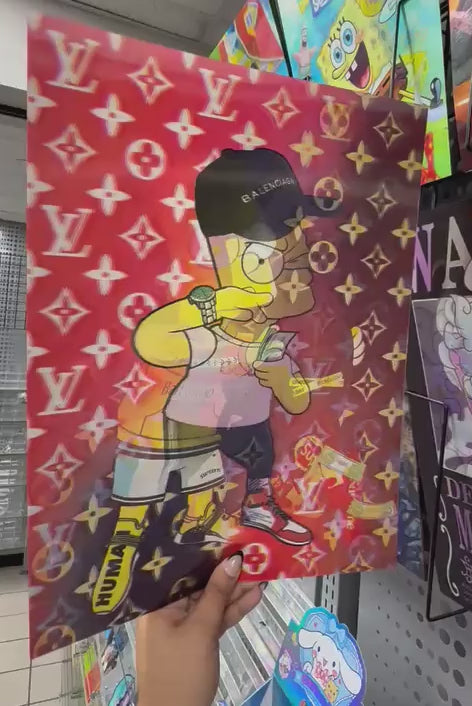 The Simpsons - Bart Simpson Triptych