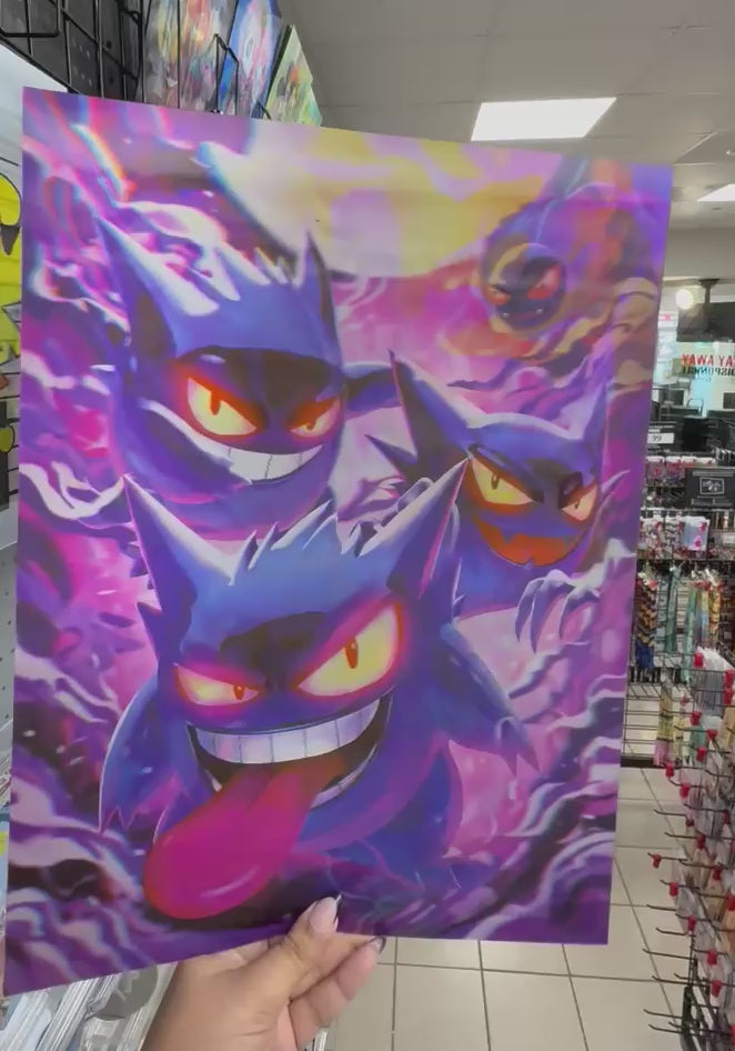 Pokémon - Gengar, Haunter, Gastly