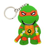 PVC Keychain - Teenage Mutant Ninja Turtles - Michelangelo