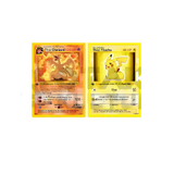3D Lenticular Sticker - Pokémon - Thicc Pikachu & Charizard TCG Card Art