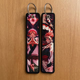 Embroidery Keychain - Jujutsu Kaisen - Sukuna (Awakened, Pink Hair)