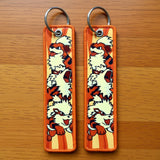 Embroidery Keychain - Pokémon - Growlithe