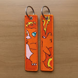 Embroidery Keychain - Pokemon - Charmander