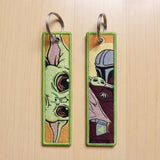 Embroidery Keychain - Star Wars - Mandalorian & Grogu