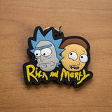 PVC Keychain - Rick and Morty - Rick & Morty Faces With Logo