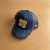 Baseball Cap - Dragon Ball - Super Saiyan Goku Navy Mesh Trucker