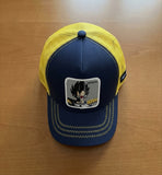 Baseball Cap - Dragon Ball - Vegeta Navy and Yellow Mesh