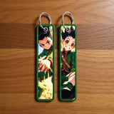 Embroidery Keychain - Hunter x Hunter - Gon & Killua (Nen Battle Scene)