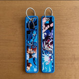 Embroidery Keychain - One Piece - Monkey D. Luffy Gear 5 Blue Border With Dragon