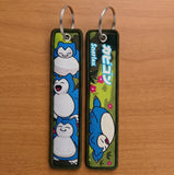 Embroidery Keychain - Pokémon - Snorlax