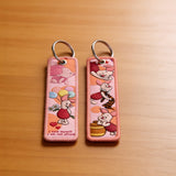 Embroidery Keychain - Winnie the Pooh - Winnie The Pooh And Friends (Piglet, Quote)