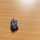 Crocs Charm - Lilo & Stitch - Stitch Sitting Zombie With Exposed Ribs One Eye