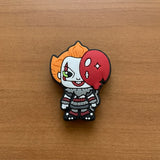 Crocs Charm - IT - Chibi Pennywise Clown With Red Balloon