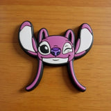Crocs Charm - Lilo & Stitch - Angel Winking Face Head