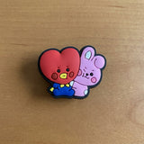 Crocs Charm - BT21 (BTS) - Tata And Cooky Sitting Side By Side