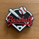 Crocs Charm - Baseball Home Plate With Bat And Ball