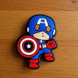 Shoe Charm - Marvel - Captain America Fist Raised Shield Left Arm