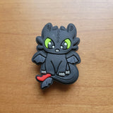 Crocs Charm - How to Train Your Dragon - Cute Toothless Sitting