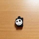 Crocs Charm - The Nightmare Before Christmas - Jack Skellington Winking Skull Tombstone