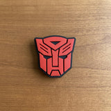 Crocs Charm - Transformers - Red Autobot Logo