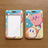ID Card Badge Holder - Kirby - Kirby and Waddle Dee with Desserts