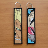 Embroidery Keychain - Dragon Ball - Vegeta Scouter Eyes