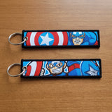 Embroidery Keychain - Marvel - Captain America