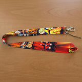 Lanyard - Dragon Ball - Super Saiyan Characters Black Fire