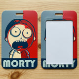 ID Card Badge Holder - Rick and Morty - Morty Smith "Hope" Poster Style