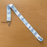 Lanyard - Sanrio - Cinnamoroll Happy Time White and Blue