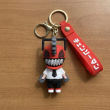 3D PVC Figure Keychain - Chainsaw Man - Denji Chibi Figure (Style 2)