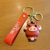 3D PVC Figure Keychain - The Lion King - Pumbaa Chibi Figure