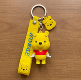 3D PVC Figure Keychain - Winnie the Pooh - 3D Figure And Head