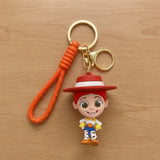 3D PVC Figure Keychain - Toy Story - Jessie In Her Classic Cowgirl Outfit
