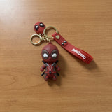 3D PVC Figure Keychain - Marvel - Deadpool Chibi Classic Suit