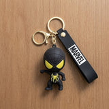 3D PVC Figure Keychain - Spider-Man - Chibi Symbiote