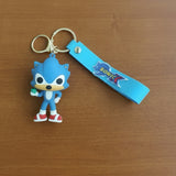 3D PVC Figure Keychain - Sonic the Hedgehog - Sonic Holding Chaos Emerald