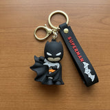 3D PVC Figure Keychain - DC Comics - Batman Chibi With Batarang