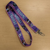 Lanyard - Frozen - Elsa Anna Olaf Purple Logo