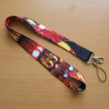 Lanyard - Marvel - Iron Man Armor Arc Reactor Red Gold