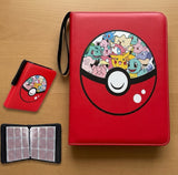 Card Binder - Pokémon - Poké Ball With Characters Red (4-Pocket Zip)