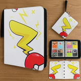 Card Binder - Pokémon - Lightning Bolt White (4-Pocket Zip)