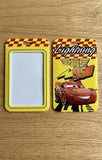 ID Card Badge Holder - Cars - Lightning McQueen race car