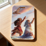 ID Card Badge Holder - Moana - Moana and Grandma Tala dancing