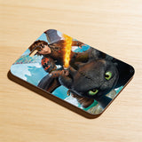 ID Card Badge Holder - How to Train Your Dragon - Hiccup riding Toothless