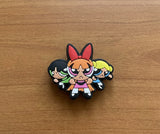 Crocs Charm - The Powerpuff Girls - Blossom Bubbles And Buttercup Together