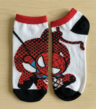 Socks - Marvel - Spider-Man Chibi Polka Dot White Ankle Socks (1 Pair)